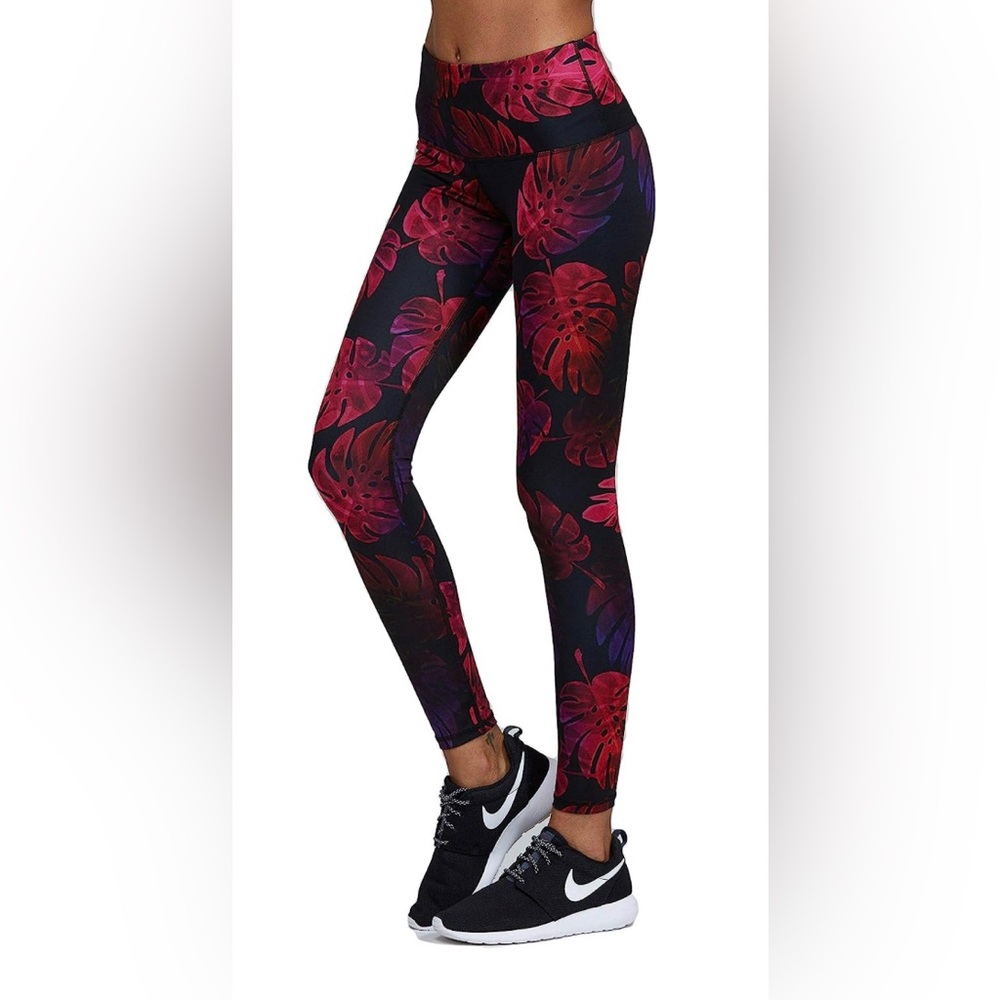 Noli Yoga Women Activewear Performance Leggings (Palma Black, Medium )